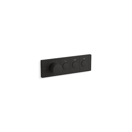 Kohler Anthem Recessed Mech Th Control 3Ot Matte Black 26347-9-BL
